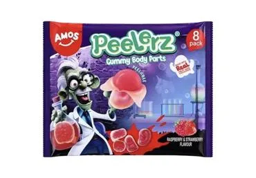 ŽELEJAS KONFEKTES BODY PARTS PEELERZ AMOS 150G