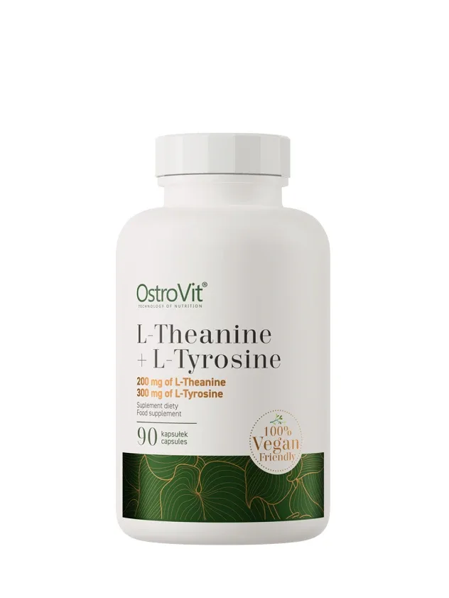 Ostrovit L-theanine + L-tyrosine vege kapsulas, 90 gb.