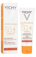 VICHY IDEAL SOLEIL ANTI-AGEING SPF 50+, PRETNOVECOŠANĀS SAULES AIZSARGKRĒMS SEJAI, 50ML