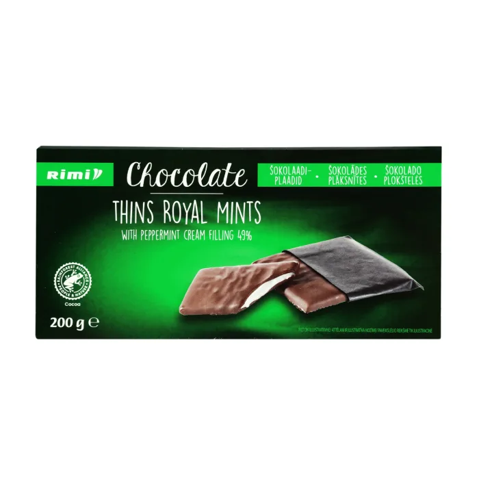 ŠOKOLĀDES KONFEKTES RIMI ROYAL MINTS 200G
