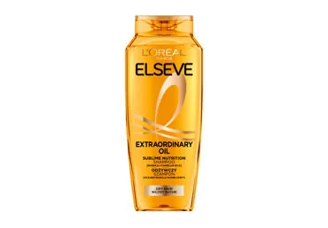 ŠAMPŪNS L'OREAL ELSEVE EXTRAORDINARY OIL DZIĻI BAROJOŠS, SAUSIEM MATIEM 400ML
