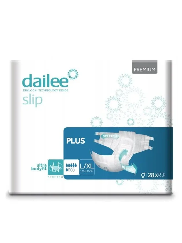 Dailee Slip Premium Plus autiņbikses L/XL izmērs, 28 gb.