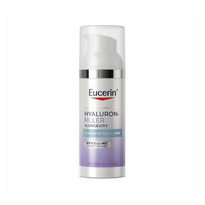 Eucerin Hyaluron-Filler + Longevity Epigenetic nakts krēms 50 ml