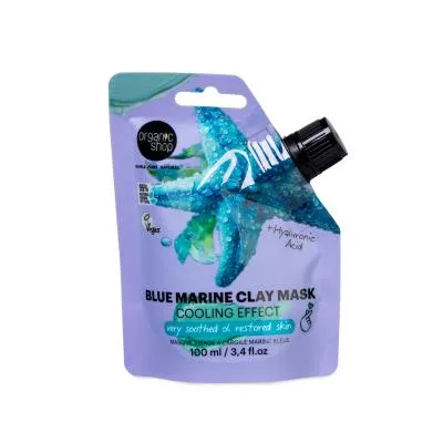 Маска для лица Organic Shop Blue Marine, 100 мл