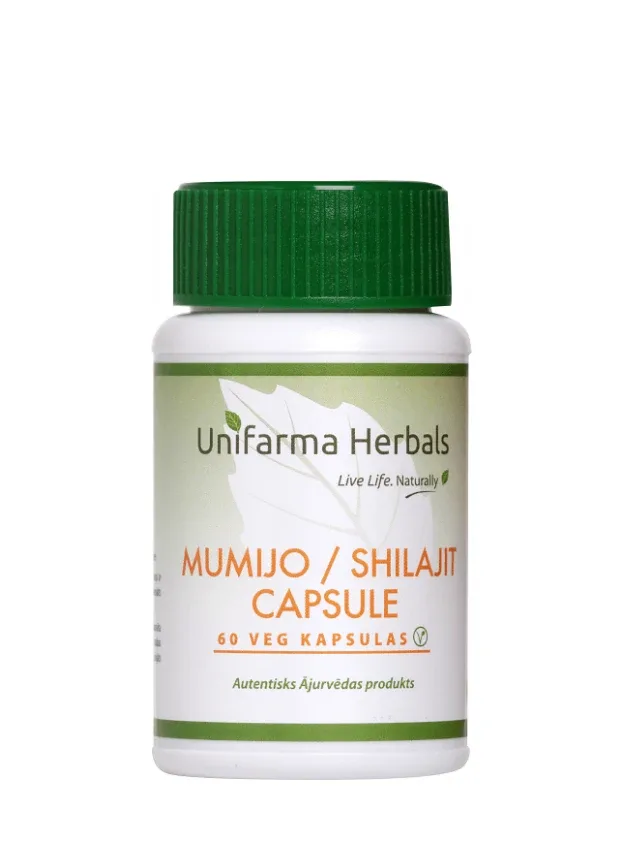 Unifarma Herbals Mumijo/shilajit kapsulas, 60 gb.