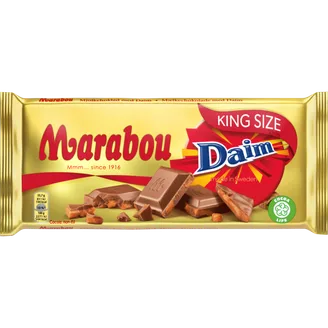 PIENA ŠOKOLĀDE MARABOU DAIM 170G