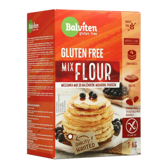 MILTU MAISĪJUMS BALVITEN PANKŪKĀM, MAKARONIEM, PELMEŅIEM BEZ GLUTĒNA 1KG