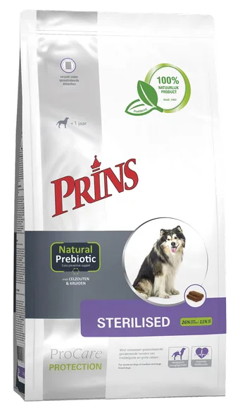 Prins Procare Protection Sterilised sausā barība, 15 kg