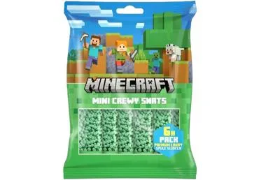 KOŠĻĀJAMĀS KONFEKTES MINI CHEWY SHOT MINECRAFT 6X15G