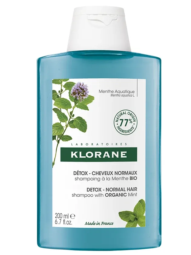 Klorane šampūns ar piparmētru ekstraktu, 200 ml