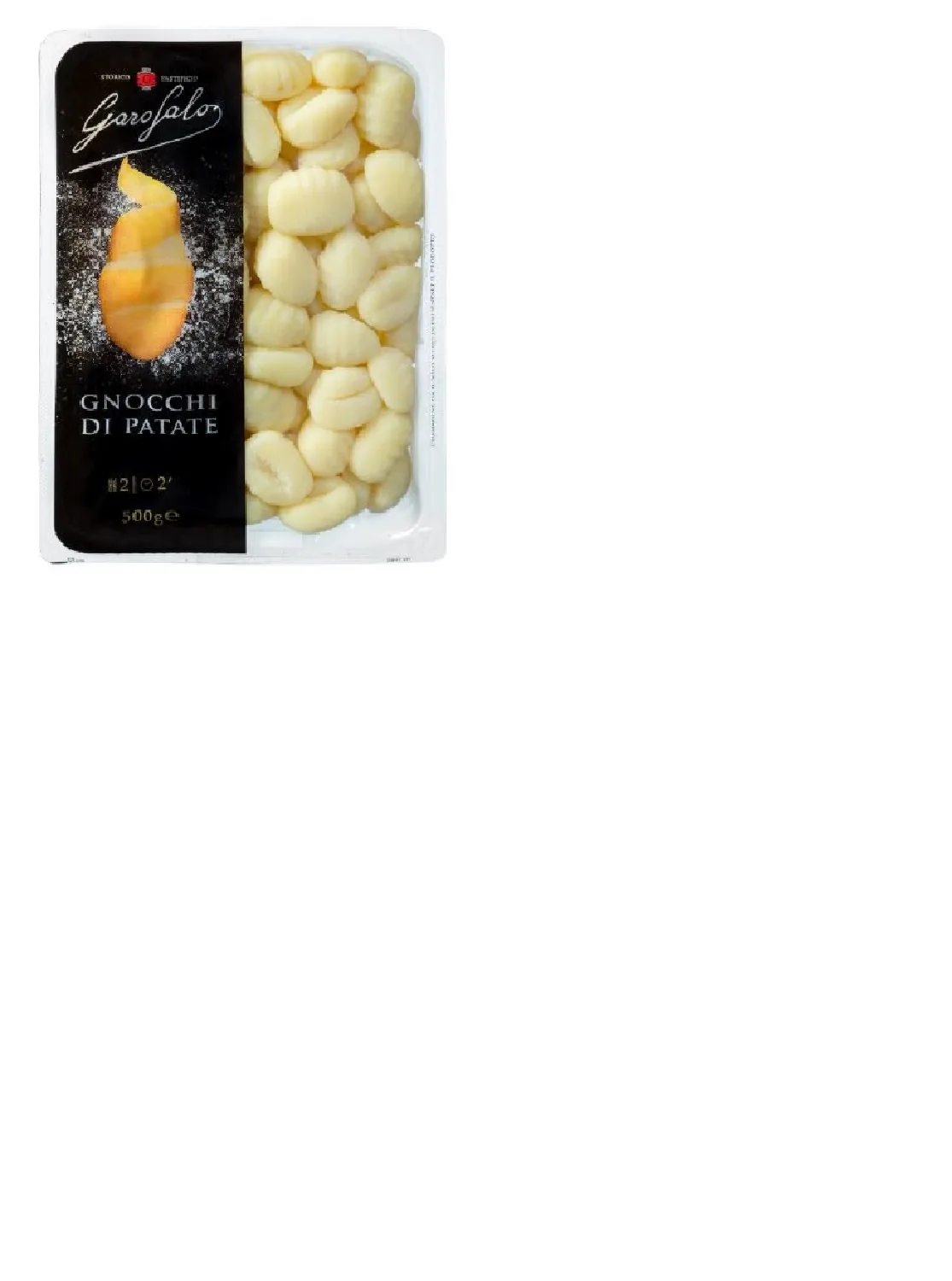 KARTUPEĻU KLIMPAS GAROFALO, GNOCCHI DI PATATE, 500G