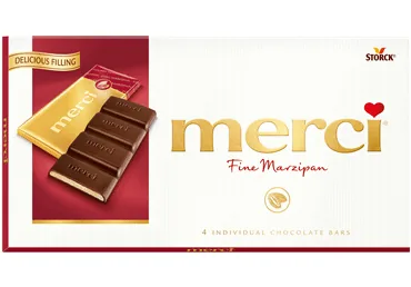 KONFEKŠU KASTE MERCI AR MARCIPĀNU 112G