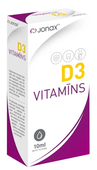 Jonax D3 vitamīns pilieni, 10 ml