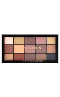 MAKEUP REVOLUTION RE-LOADED VELVET ROSE ACU ĒNU PALETE, 15 TOŅI