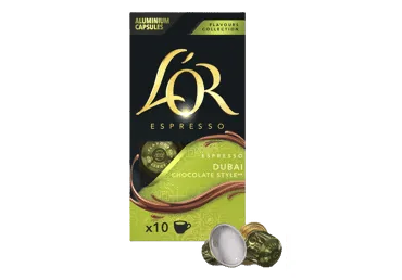 KAFIJAS KAPSULAS L'OR DUBAI CHOCO 10X5,2G