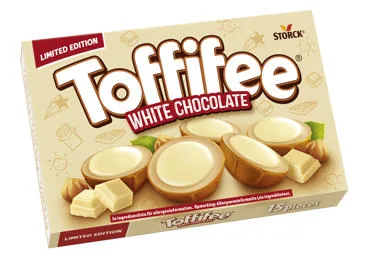 KONFEKŠU KĀRBA TOFFIFEE WHITE 125G