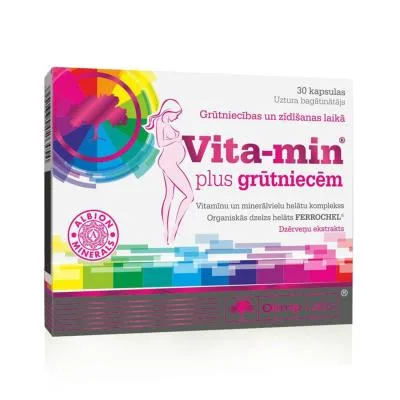 Olimplabs Vita-Min Plus grūtniecēm kapsulas N30