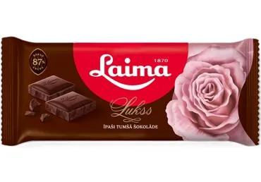 TUMŠĀ ŠOKOLĀDE 87% LUKSS LAIMA 90G