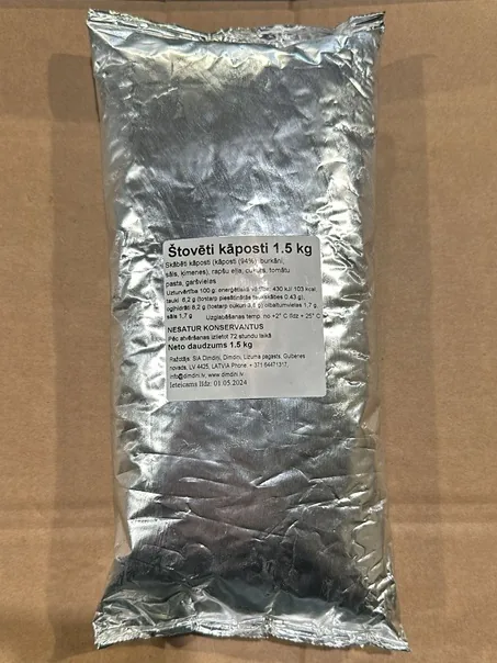 DIMDIŅI KĀPOSTI ŠTOVĒTI, 1,5KG