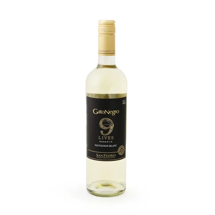 Baltvīns Gato 9 lives reserva sauvignon blanc 12,5% 0,75 l