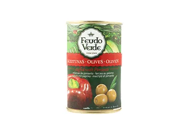 ZAĻĀS OLĪVAS FEUDO VERDE AR PAPRIKU 300G