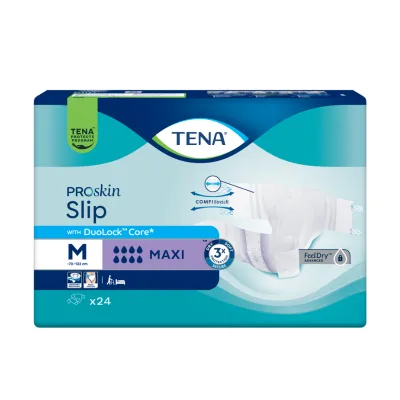 Подгузники-трусики TENA Slip Maxi, размер M, 24 шт.