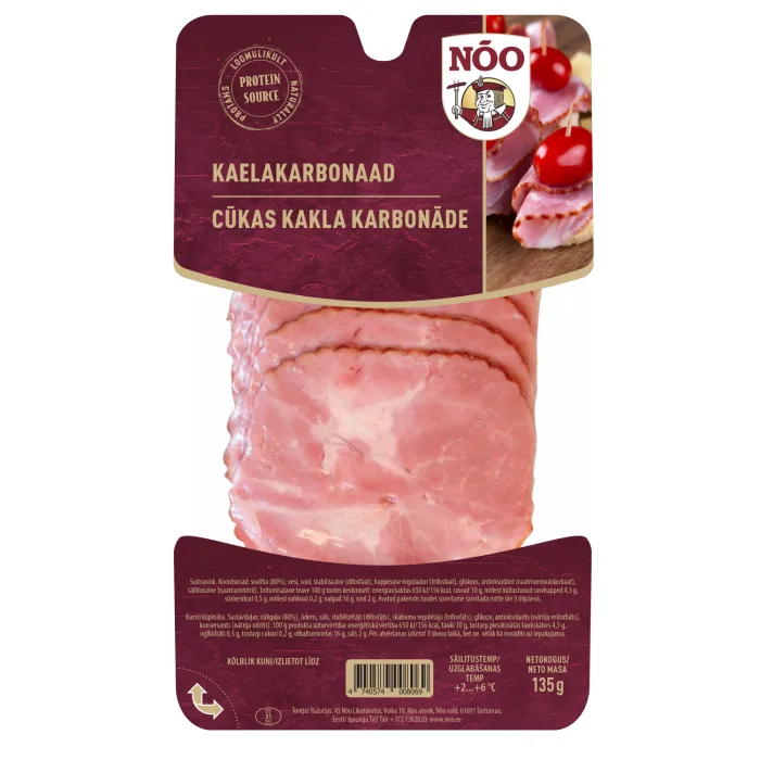 CŪKAS KAKLA KARBONĀDE 135 G