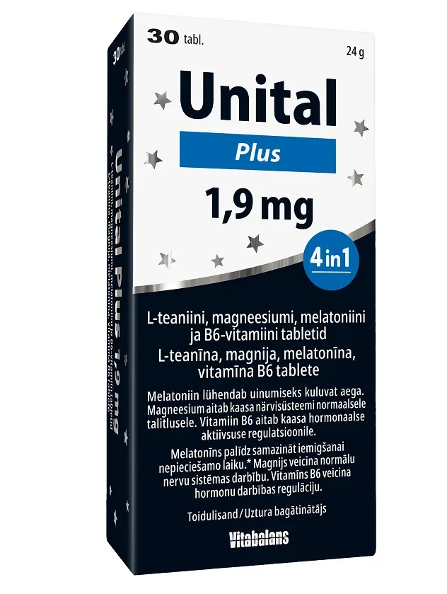 Unital Plus 1,9 mg, 30 tabletes