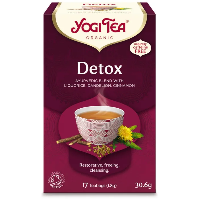 TĒJA YOGI TEA ORGANISMA ATTĪRĪŠANAI BIO 31G