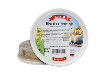 SIĻĶU FILEJAS GABALIŅI MATJE EĻĻĀ AVIS-D 180G