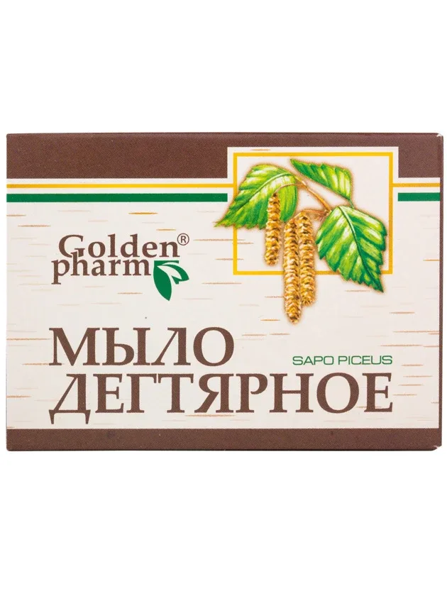 Golden pharm darvas ziepes "degtjarnoe", 70 g