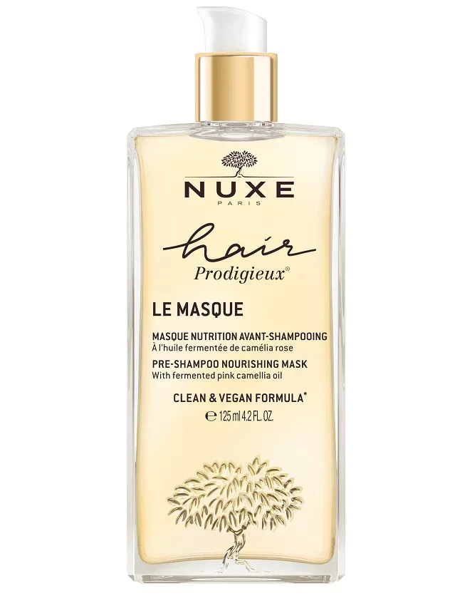 Nuxe Hair Prodigieux® barojoša maska pirms šampūna, 125 ml