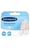 SALVEQUICK TRANSPARENT, 20 PLĀKSTERI