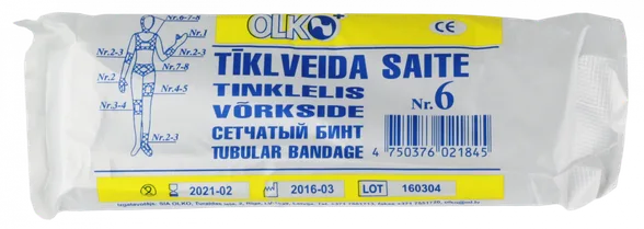 Olko Nesterila tīklveida saite, 6 gab.
