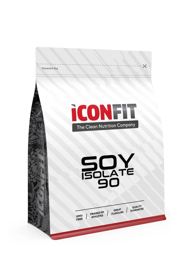 Iconfit Soy Isolate 90 - unflavoured (soy protein, 90%), 800 g