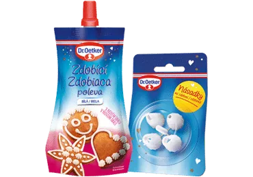Dekoratīv. glazūra Dr.Oetker Balta 140 g