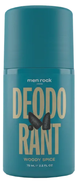 Men Rock Woody Spice dezodorants rullītis, 75 ml