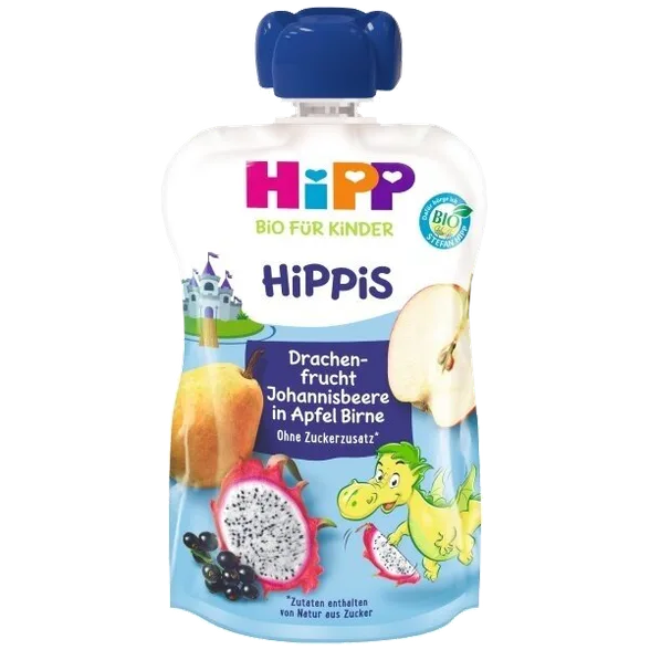Hipp ābolu, bumbieru, upeņu (no 1 gada) biezenis, 100 g