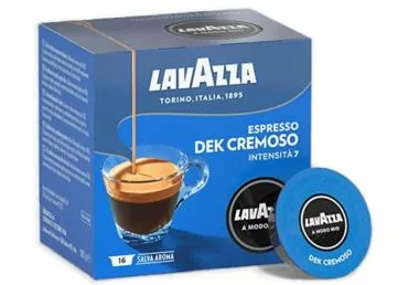 KAFIJAS KAPSULAS  LAVAZZA A MODO MIO DEK CREMOSO 16X7,5G