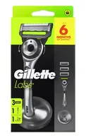 GILLETTE LABS SKUVEKLIS AR 3 MAINĀMĀM KASETNĒM UN TĀ TURĒTĀJS