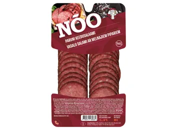 KARSTI KŪPINĀTA CŪKGAĻAS SALAMI VASAĻU AR PIPARIEM NOO 90G