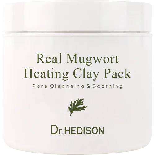 Dr.Hedison Real Mugwort Heating clay sejas maska, 265 ml