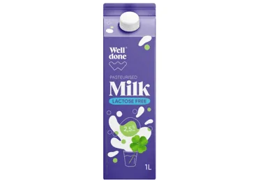 PIENS BEZ LAKTOZES WELL DONE 2,5% 1L