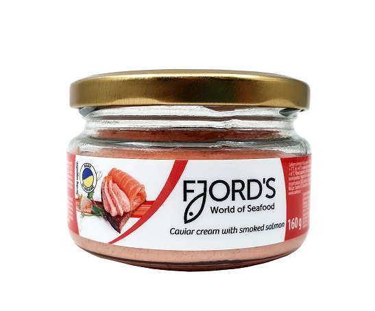 ZIVJU IKRU PASTA FJORD'S AR KŪPINĀTU LASI, 160G