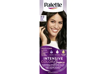 PALETTE INTENSIVE COLOR CREME MATU KRĀSA 3-0  TUMŠI BRŪNS
