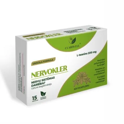 Clariwell Nervokler kapsulas N15