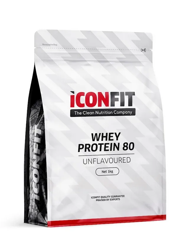 Iconfit Whey Protein 80 - unflavoured, 1 kg