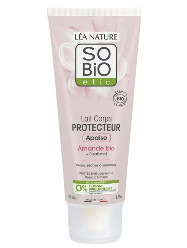 So BIO aizsargājošs ķermeņa piens ar mandelēm, 200 ml