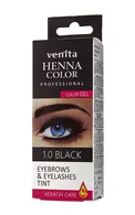 HENNA COLOR UZACU UN SKROPSTU KRĀSA UZ HENNAS BĀZES, 1.0 MELNA