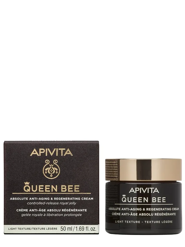 Apivita Queen Bee vieglais krēms, 50 ml